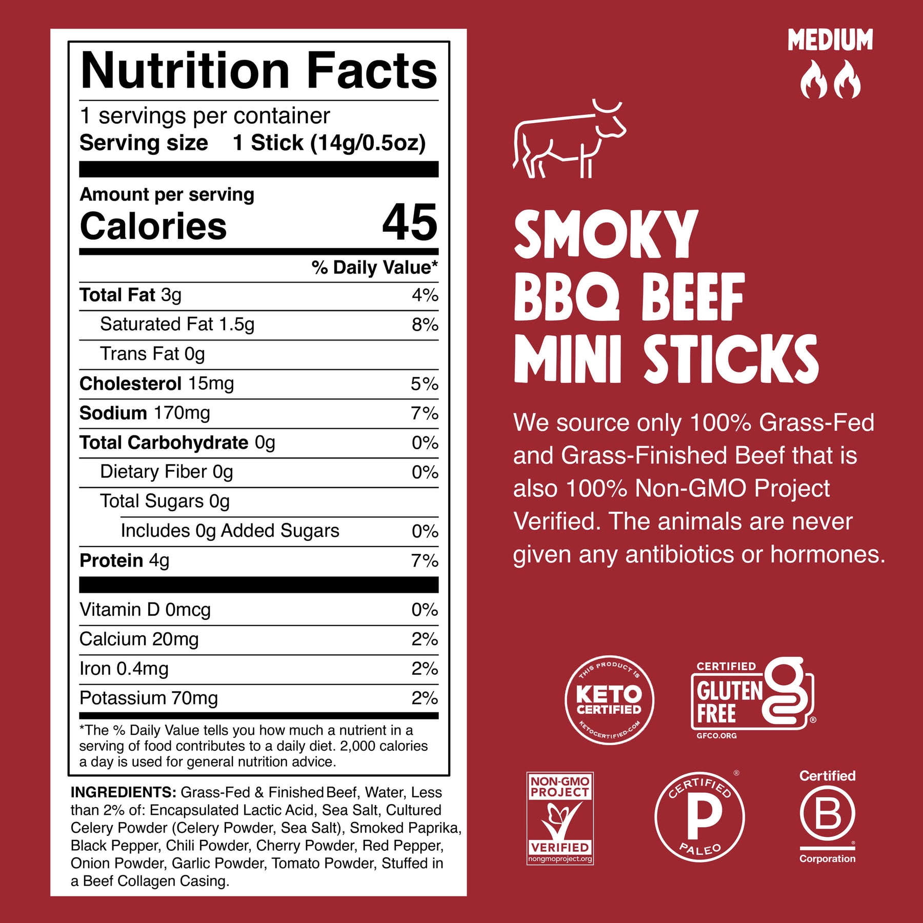 6 ct. Smoky BBQ Beef Chomplings - Ready Travel Box