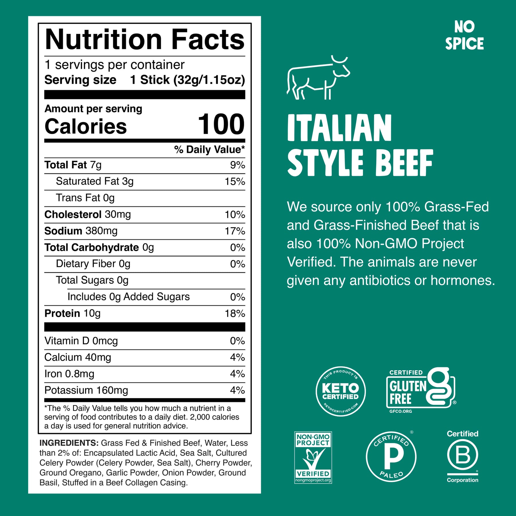Italian Style Beef - Active Choice