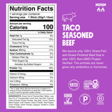 Taco Seasoned Beef - Lite Box Ready