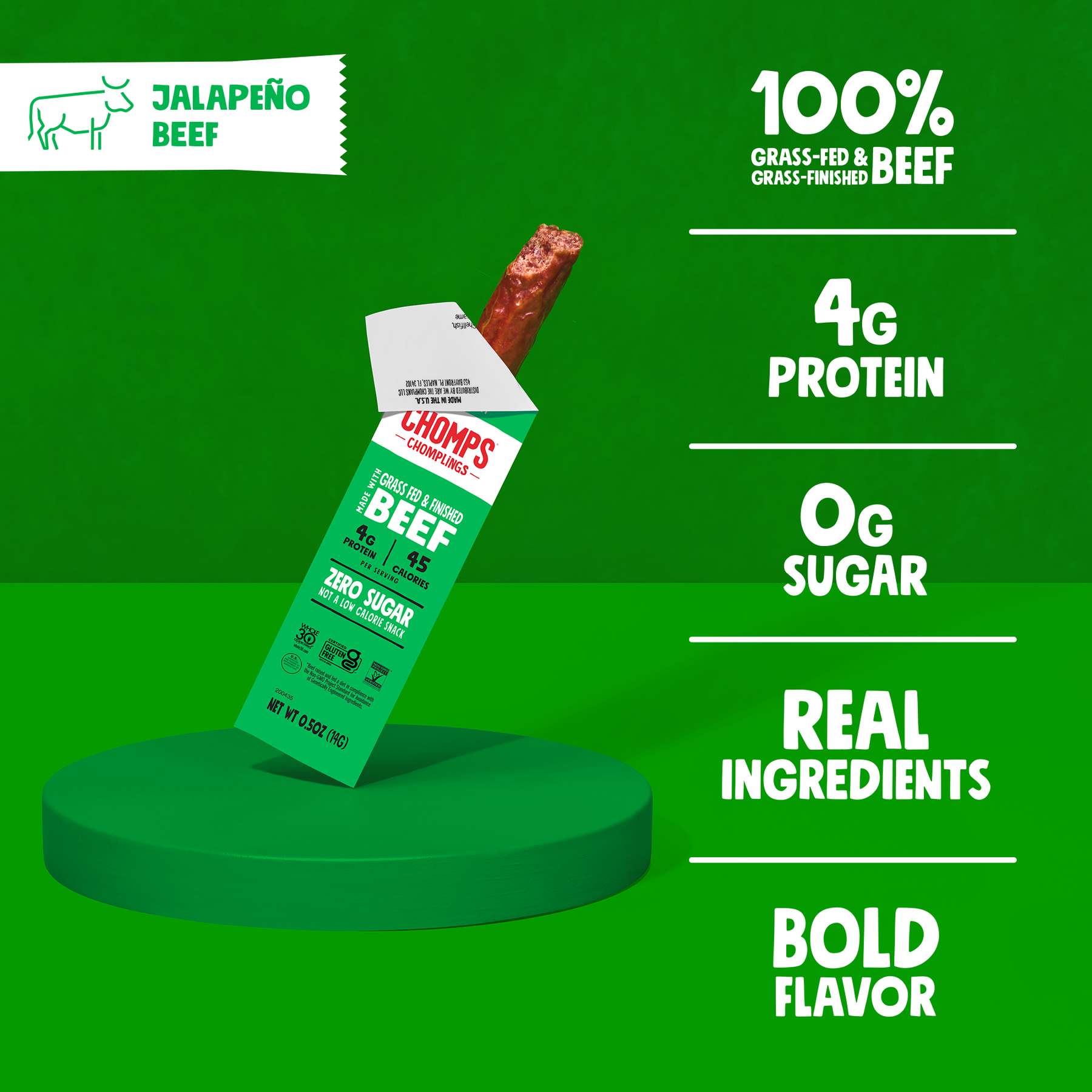 6 ct. Jalapeno Beef Chomplings - Premium Active Choice