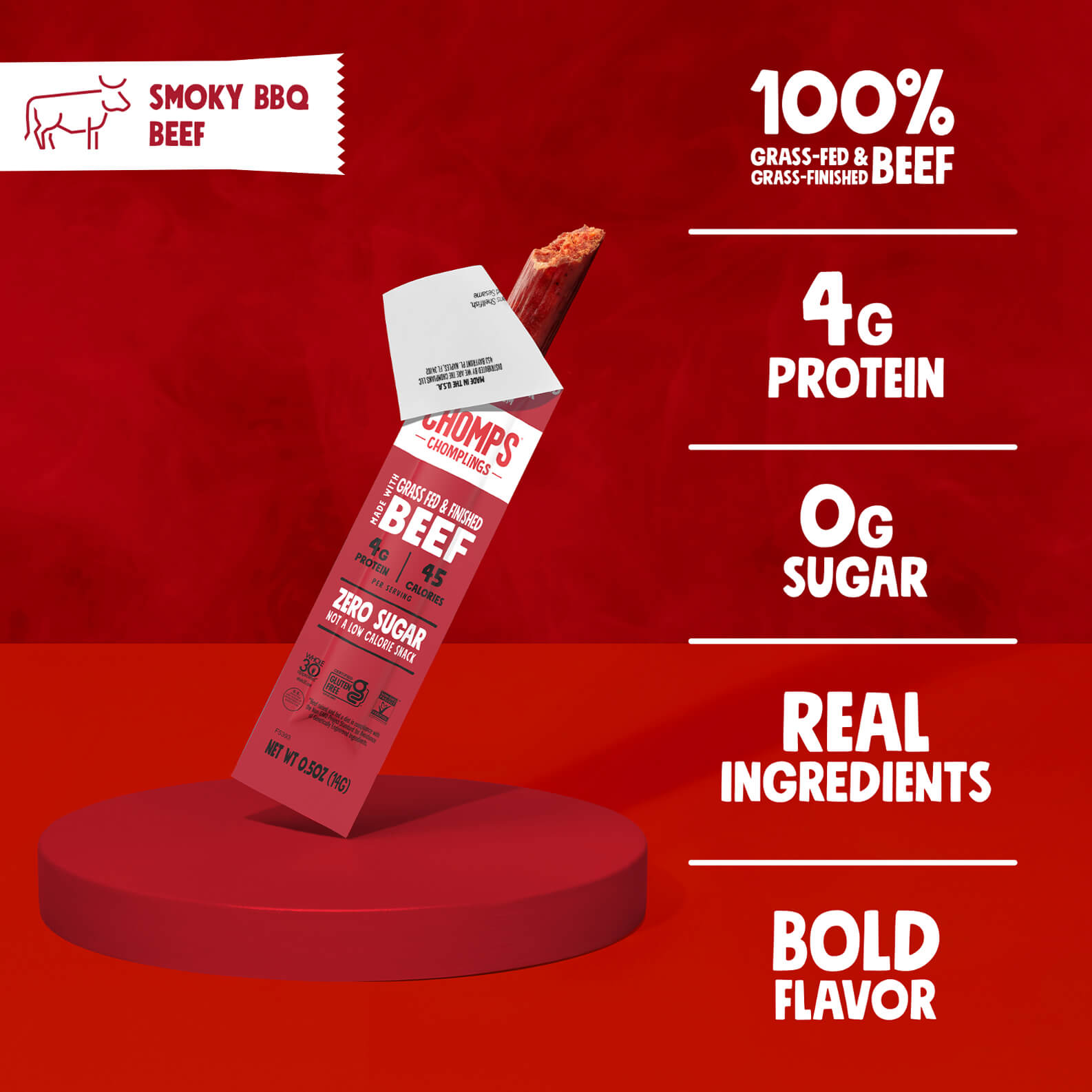6 ct. Smoky BBQ Beef Chomplings - Ready Travel Box