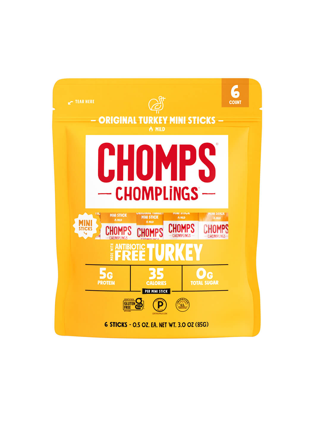 6 ct. Original Turkey Chomplings - Active Classic